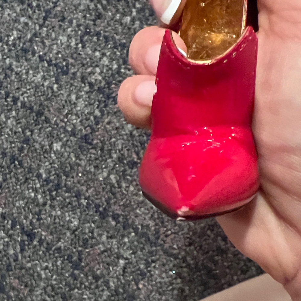 Just the Right Shoe Devilish Elegant Red Stiletto Heel - Picture 4 of 4